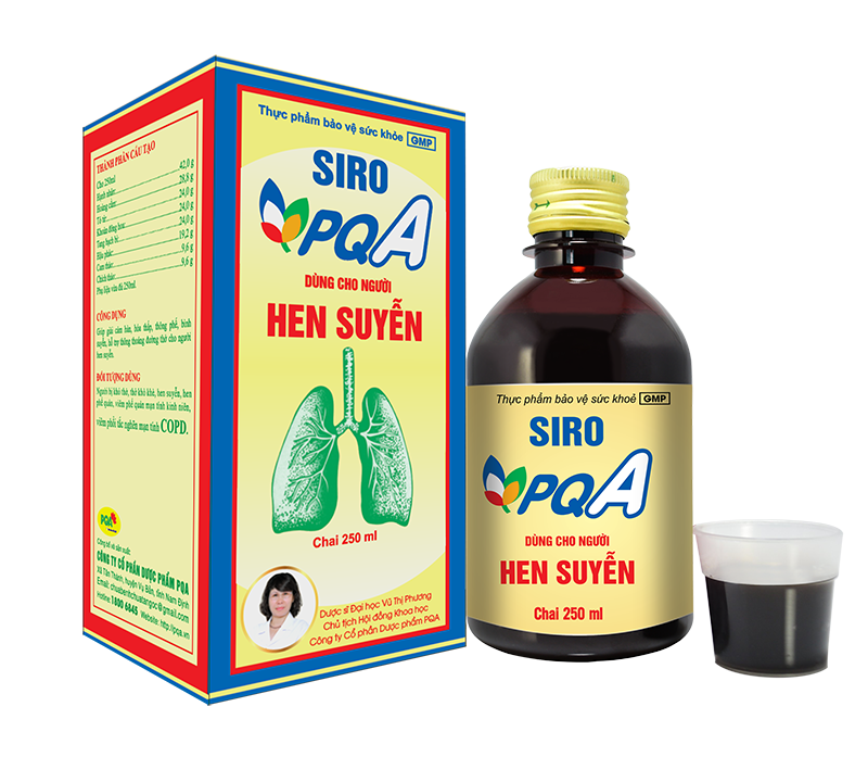 Siro PQA Dùng cho người Hen Suyễn